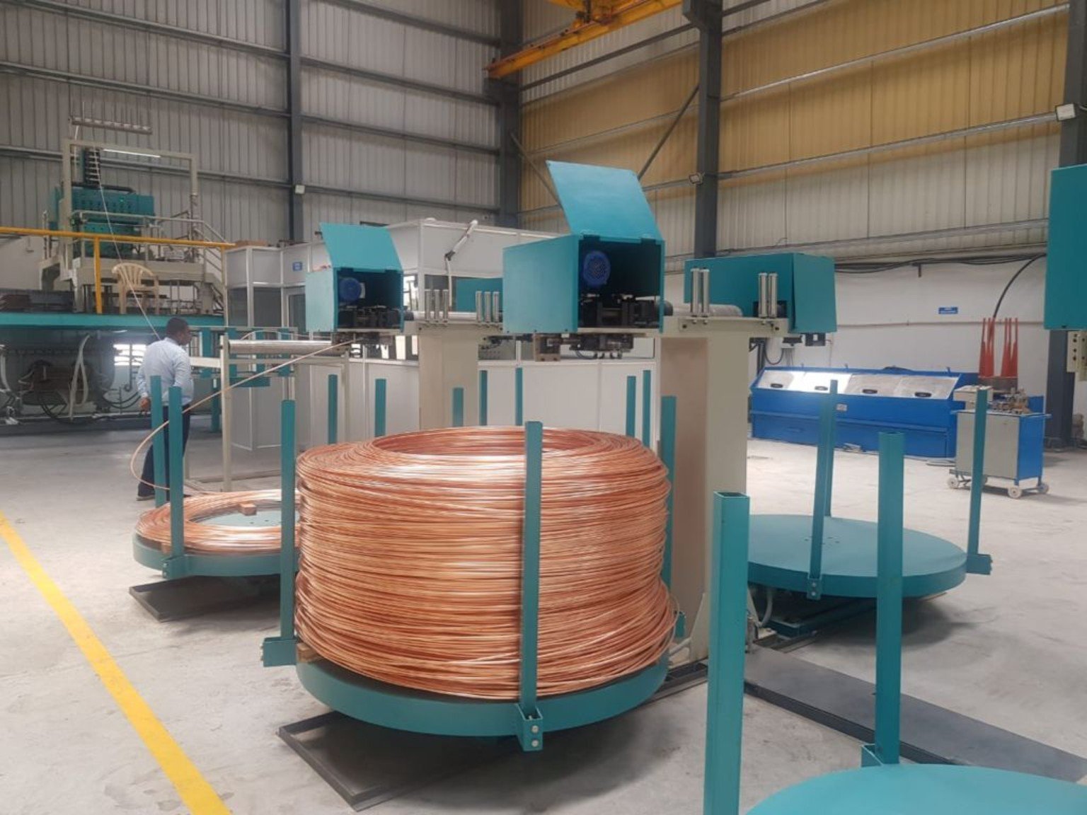 8 mm copper rod production
